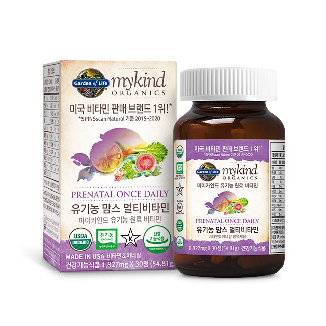 마이카인드 유기농 임산부 종합 멀티 비타민 30정