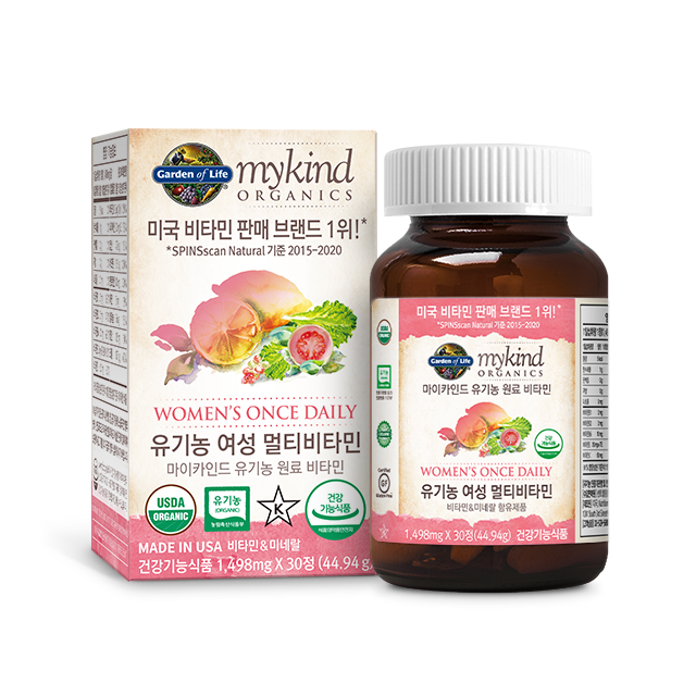 마이카인드 유기농 여성 종합 멀티 비타민 30정