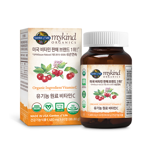 마이카인드 유기농 원료 비타민C 60정
